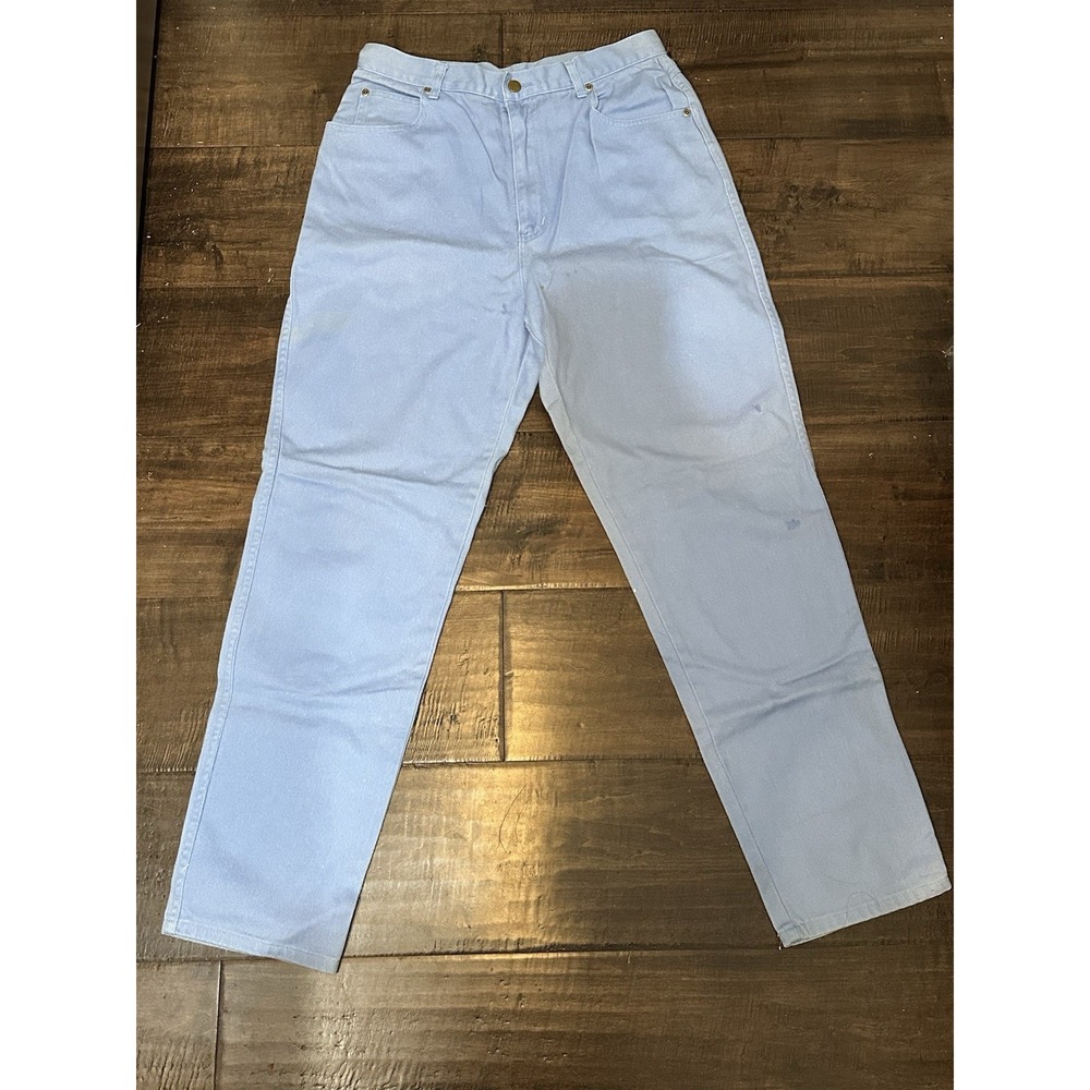 Vintage Women's Clifford & Wills Light Blue Denim Size 14 100% Cotton